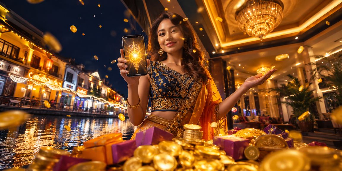 Aplikasi kasino dalam talian di Ipoh dengan reka bentuk mudah alih Melayu yang moden